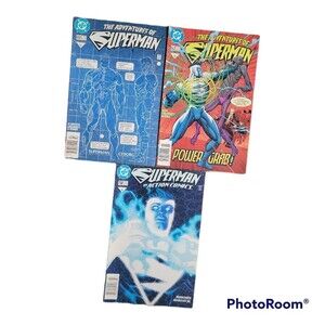 DC SUPERMAN COMIC BUNDLE x3 1990s